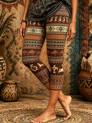 Women's Native Geometric Art Leggings