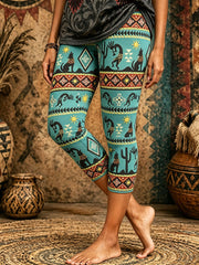 Women's Native Geometric Art Leggings
