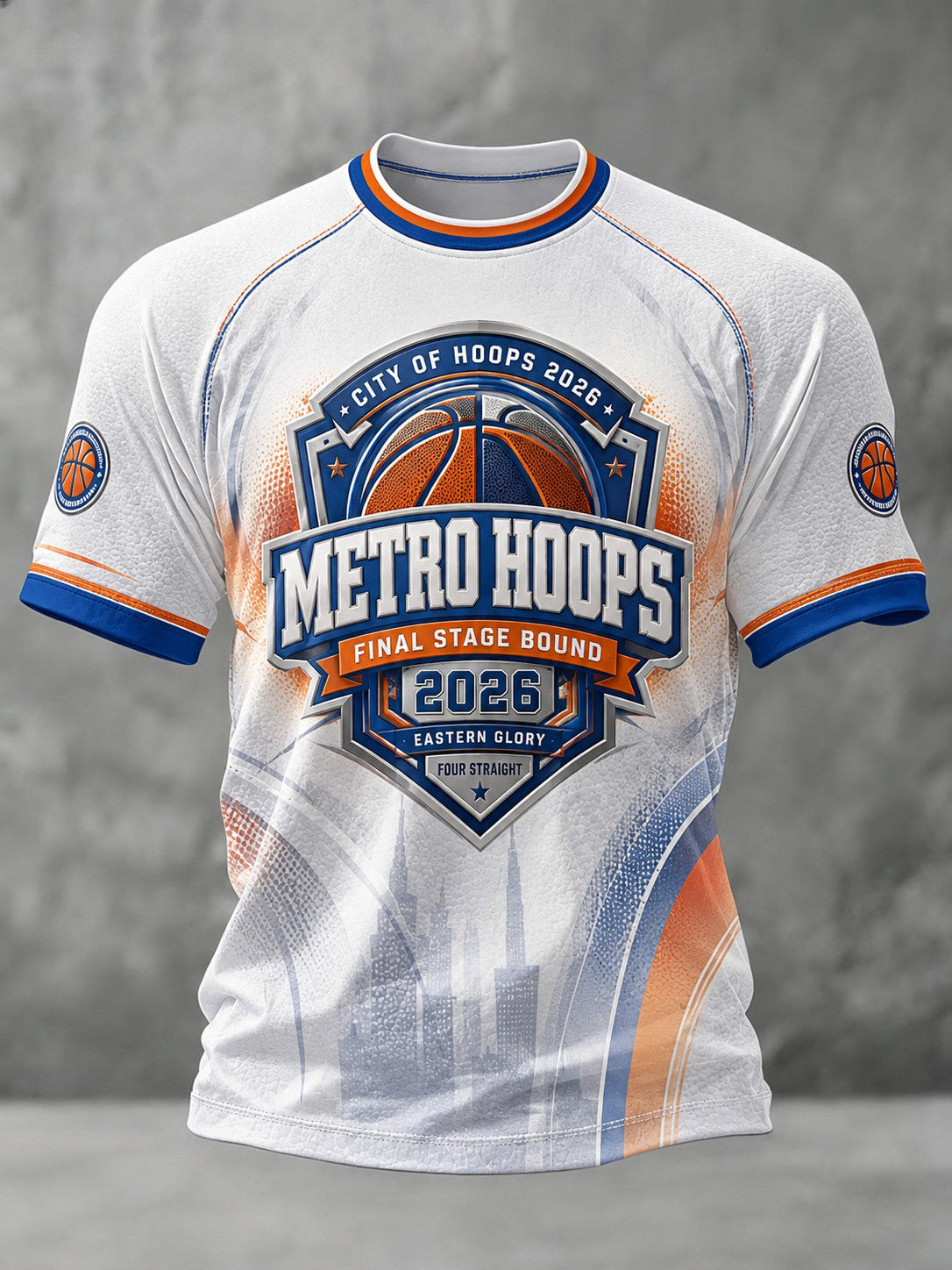 Men's New York Basketball Printed T-shirt