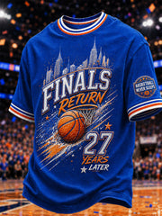 Men's Gift For Basketball Fans Print Casual Tee