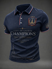 Men's French Football Paris Championship Printed Shirt