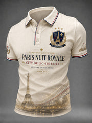 Men's French Football Paris Championship Printed Shirt