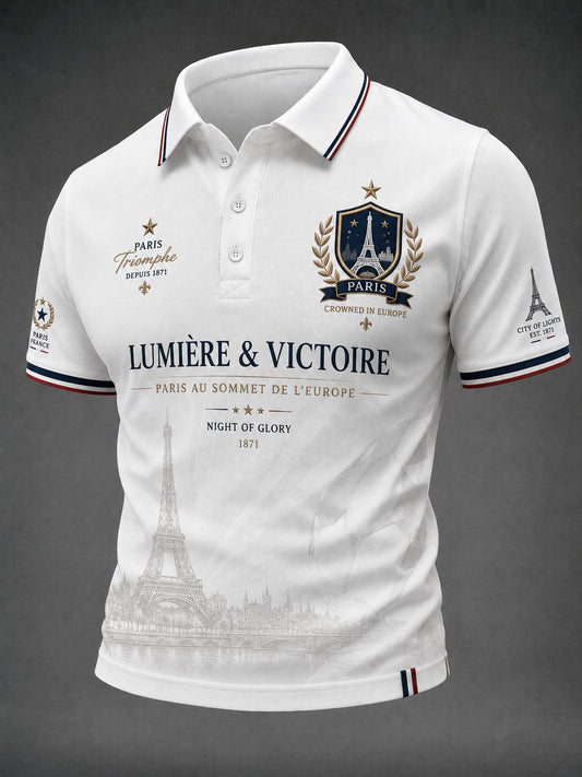 Men's French Football Paris Championship Printed Shirt