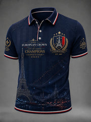 Men's French Football Paris Championship Printed Shirt