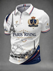 Men's French Football Paris Championship Printed Shirt
