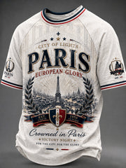 Men's French Football Paris Championship Printed T-shirt