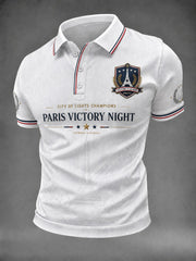 Men's French Football Paris Championship Printed Shirt