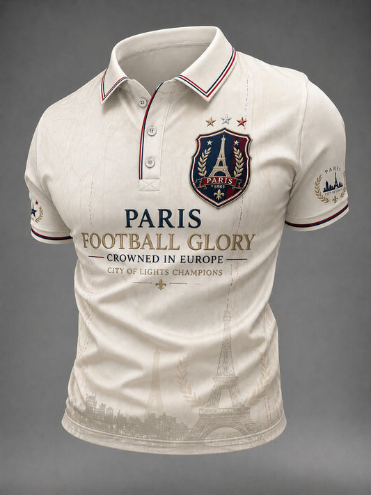 Men's French Football Paris Championship Printed Shirt