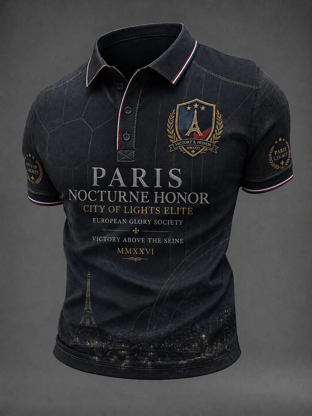 Men's French Football Paris Championship Printed Shirt