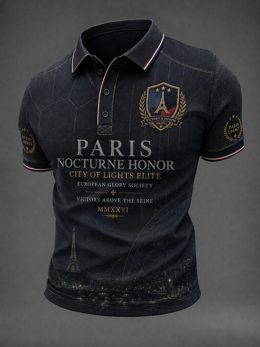 Men's French Football Paris Championship Printed Shirt