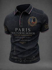Men's French Football Paris Championship Printed Shirt