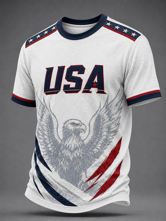 Men's Gift For Soccer Fans Print Casual Tee