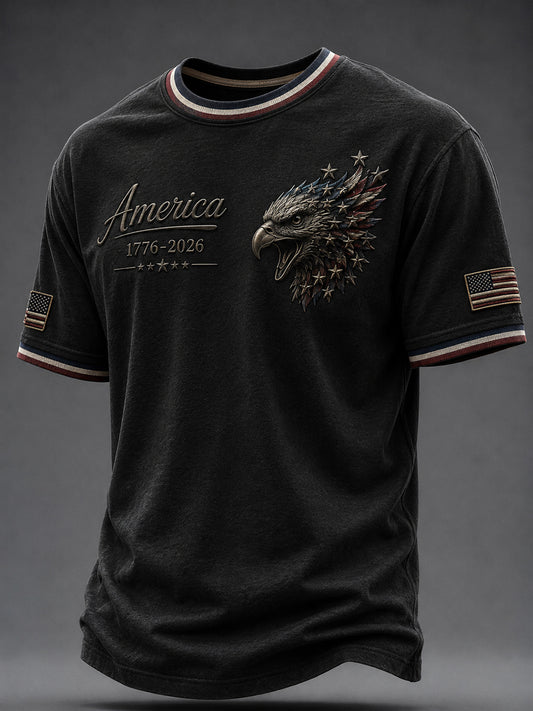 Men's America Printed T-shirt