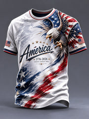 Men's America Printed T-shirt
