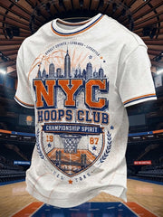 Men's New York Basketball Printed T-shirt