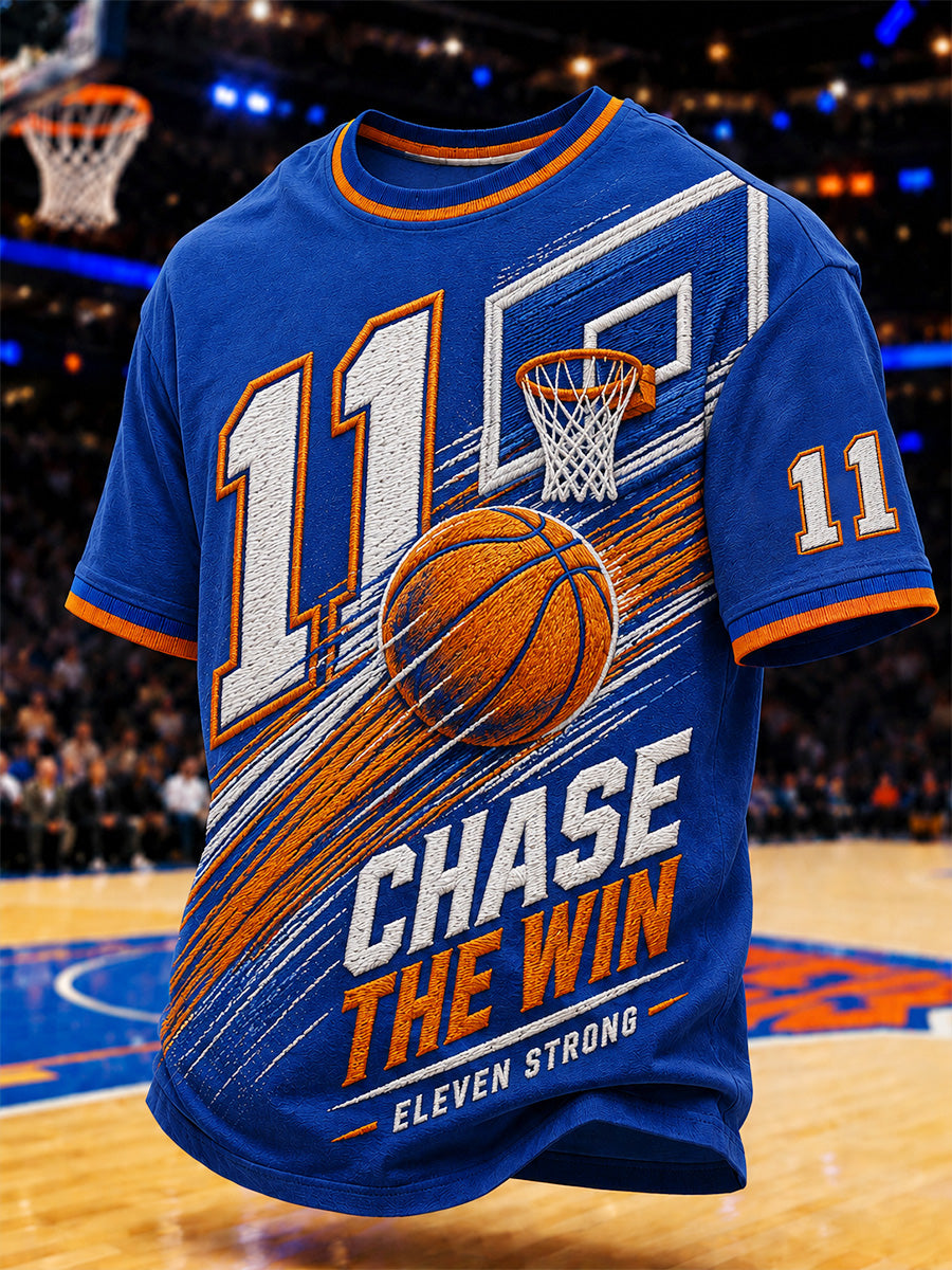 Men's Gift For Basketball Fans Print Casual Tee