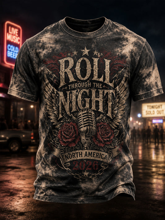 Men's Country Rock Tour 2026 Graphic T-Shirt