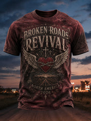 Men's Country Rock Tour 2026 Graphic T-Shirt