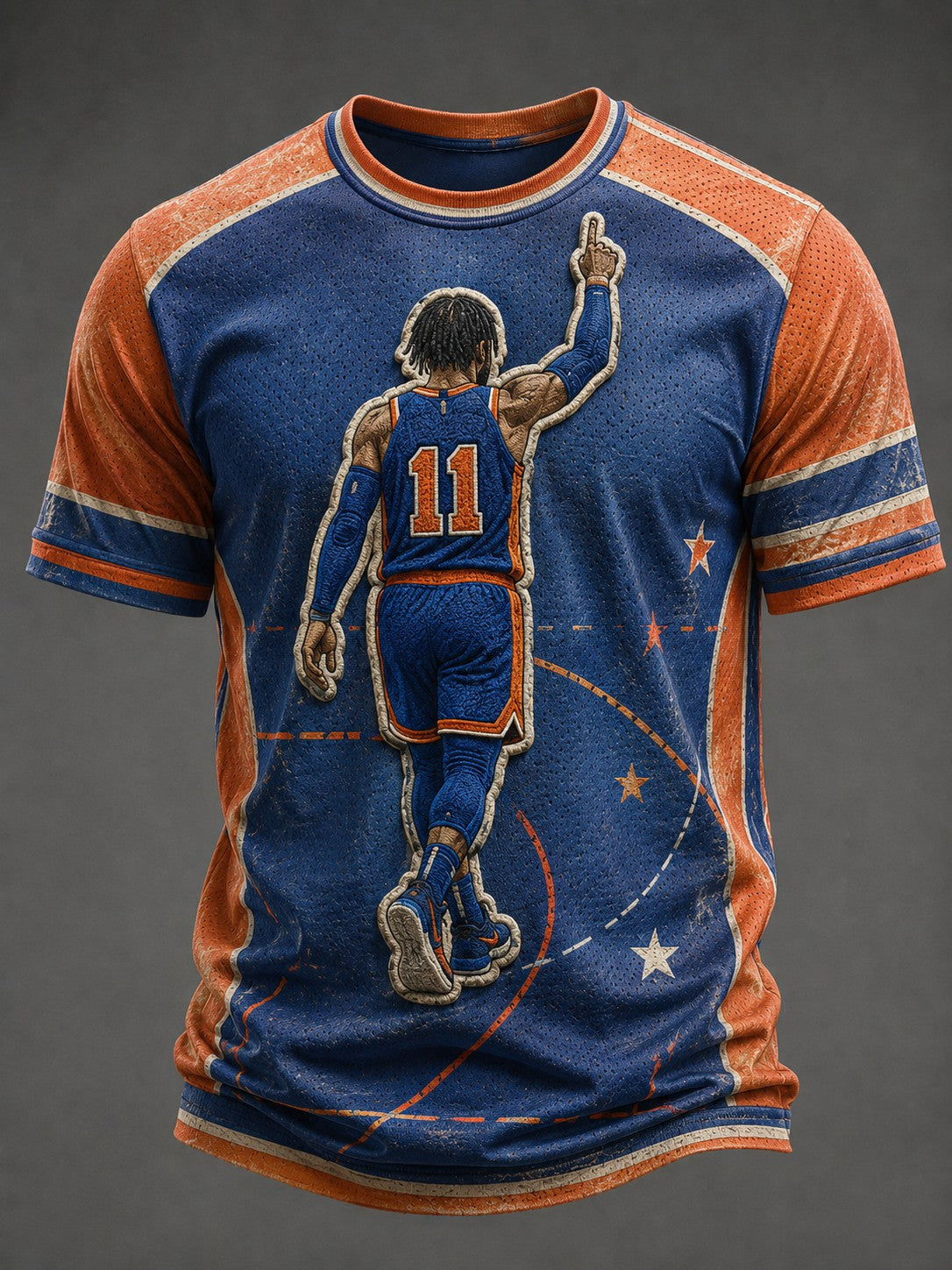 Men's New York Basketball Printed T-shirt