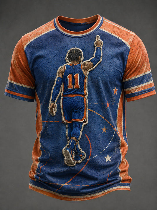 Men's New York Basketball Printed T-shirt