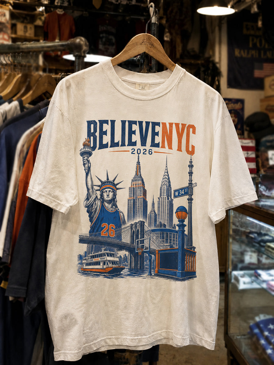Men's Classic Basketball Fan Graphic T-shirt