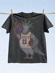 Men's Basketball Pigeon Retro T-shirt