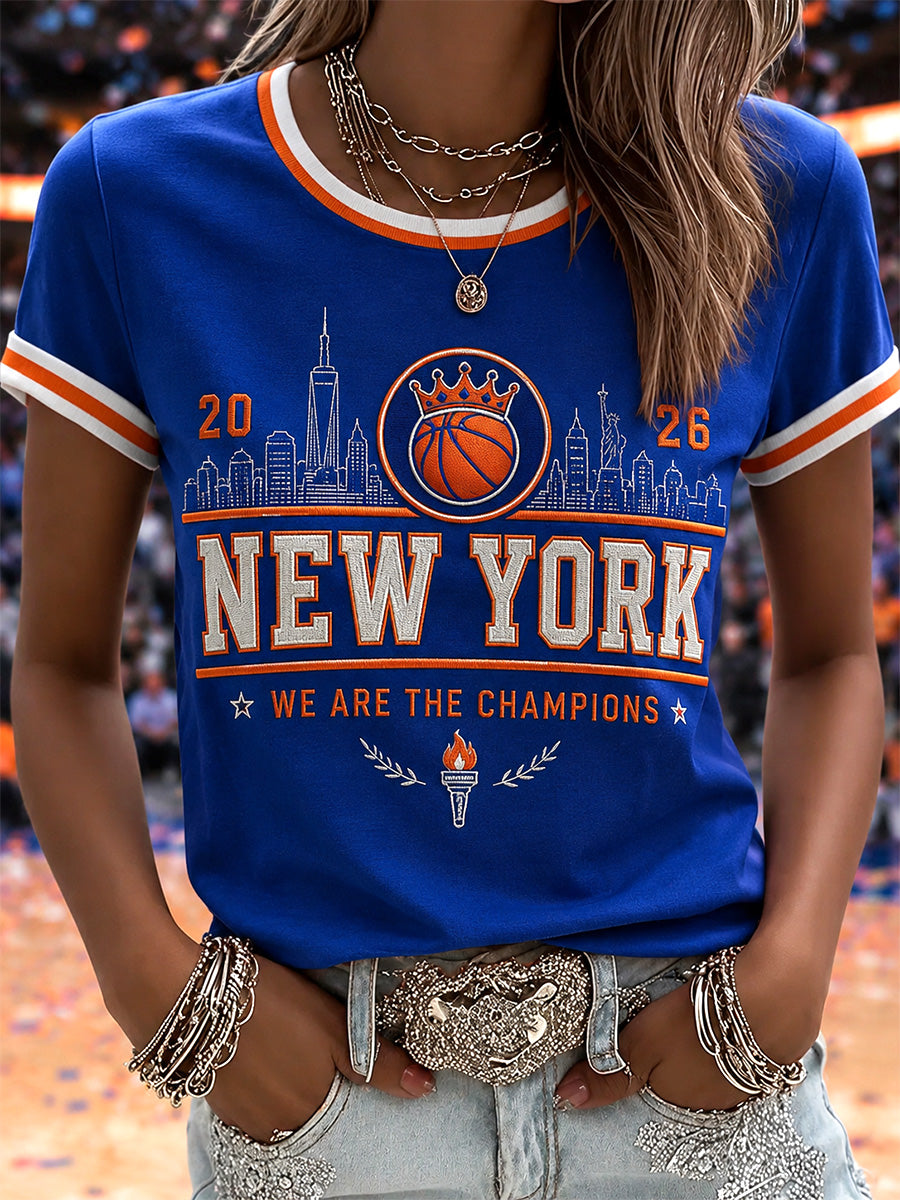 Women's Gift For Football Fans Print Casual Tee