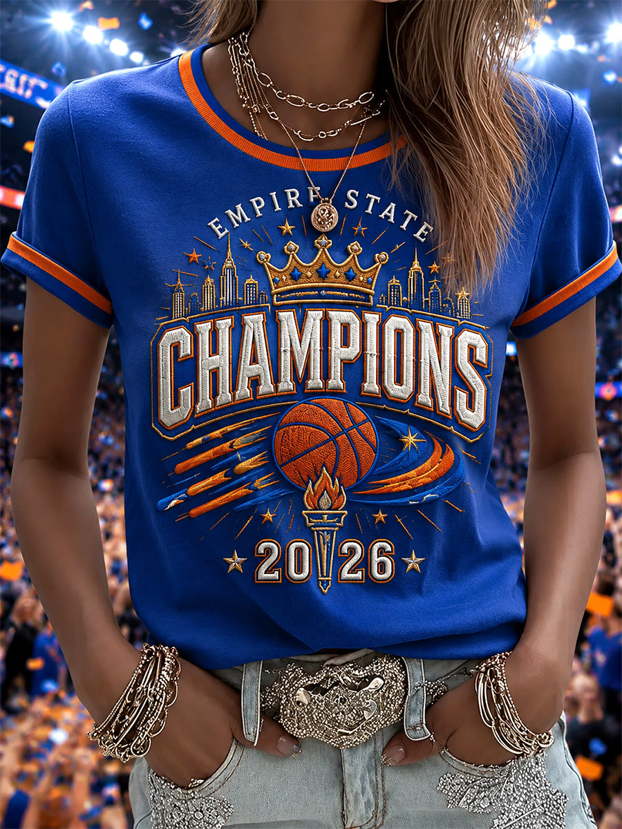 Women's Gift For Football Fans Print Casual Tee