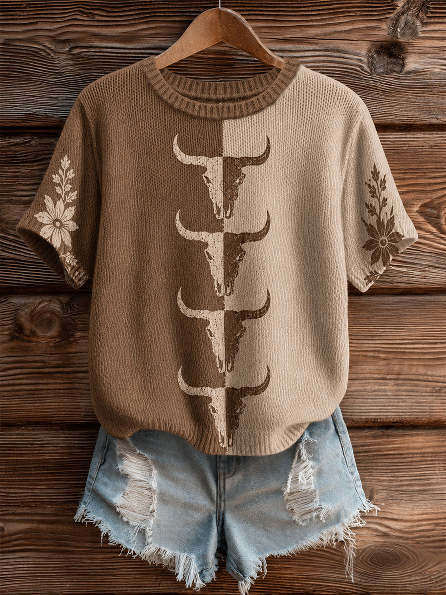 Women's Western Short-sleeved T-shirt