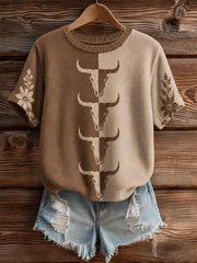 Women's Western Short-sleeved T-shirt