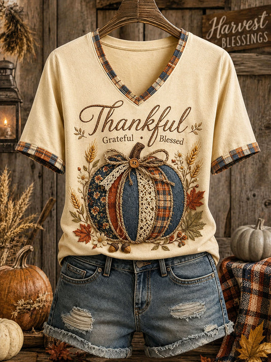 Women's Fall Pumpkin T-Shirt