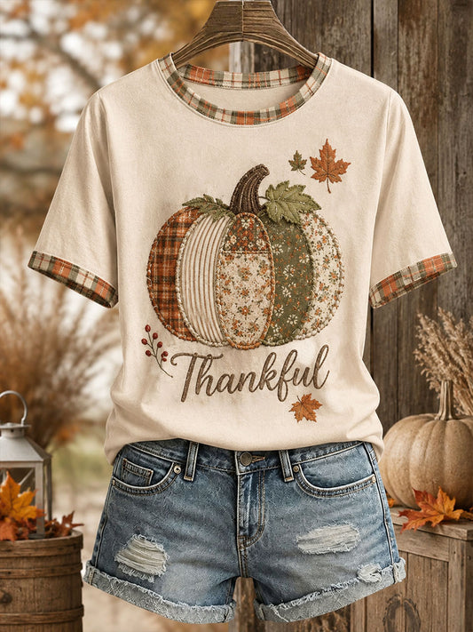Women's Fall Pumpkin T-Shirt
