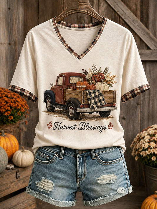 Women's Fall Pumpkin T-Shirt