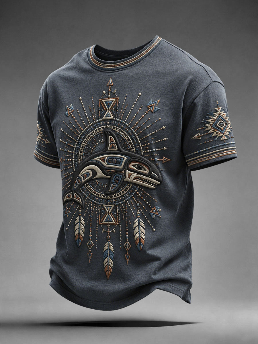 Men's Indigenous Art T-Shirt