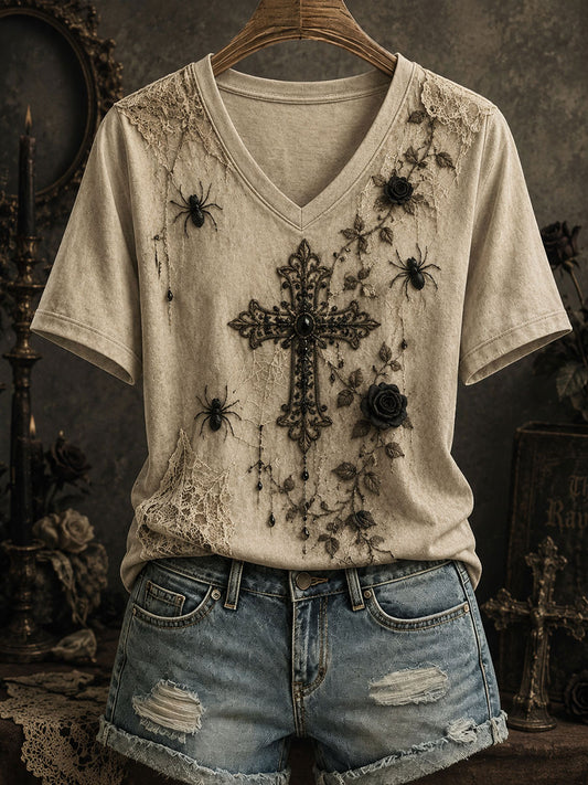 Women's Gothic Style T-Shirt
