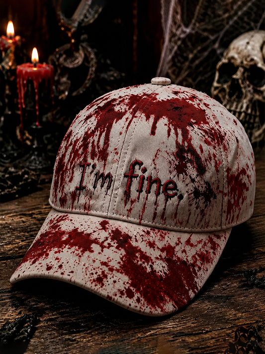 Unisex Halloween Print Hat