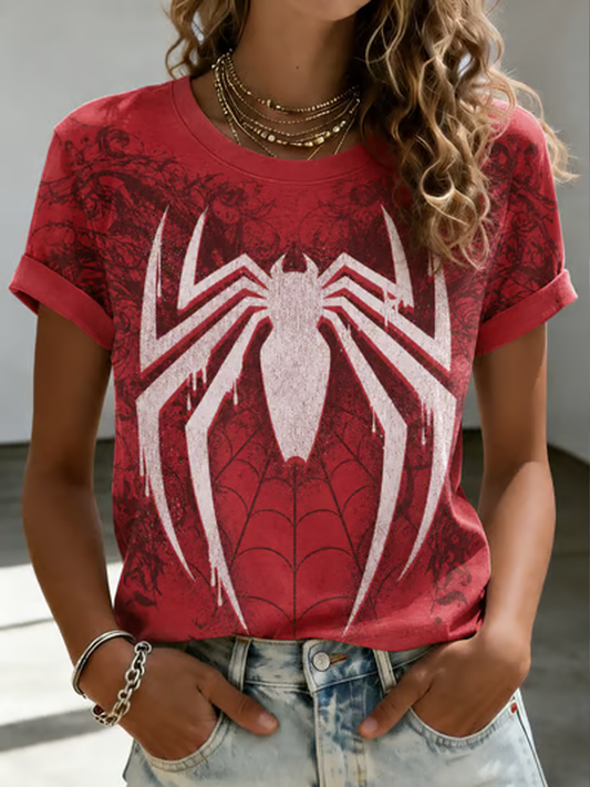 Women's Spider-Man Movies short-sleeved T-shirt