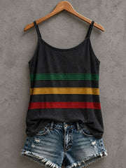 Women's Gothic pattern printed casual vest
