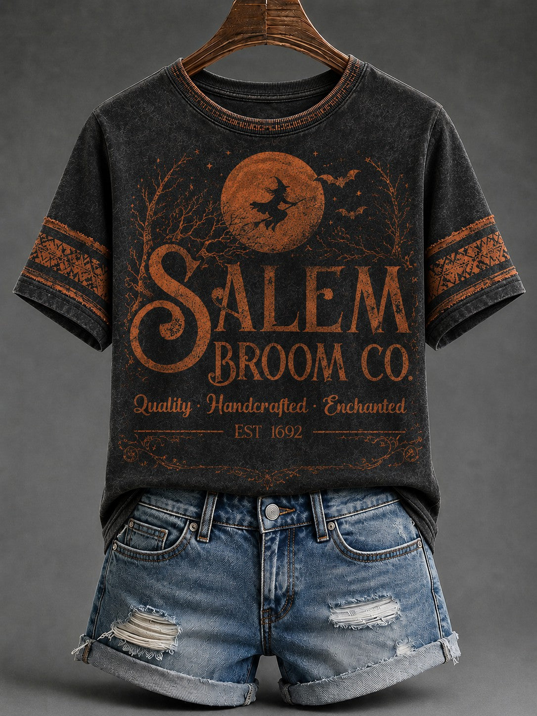 Women's Salem Broom Company Printed T-shirt