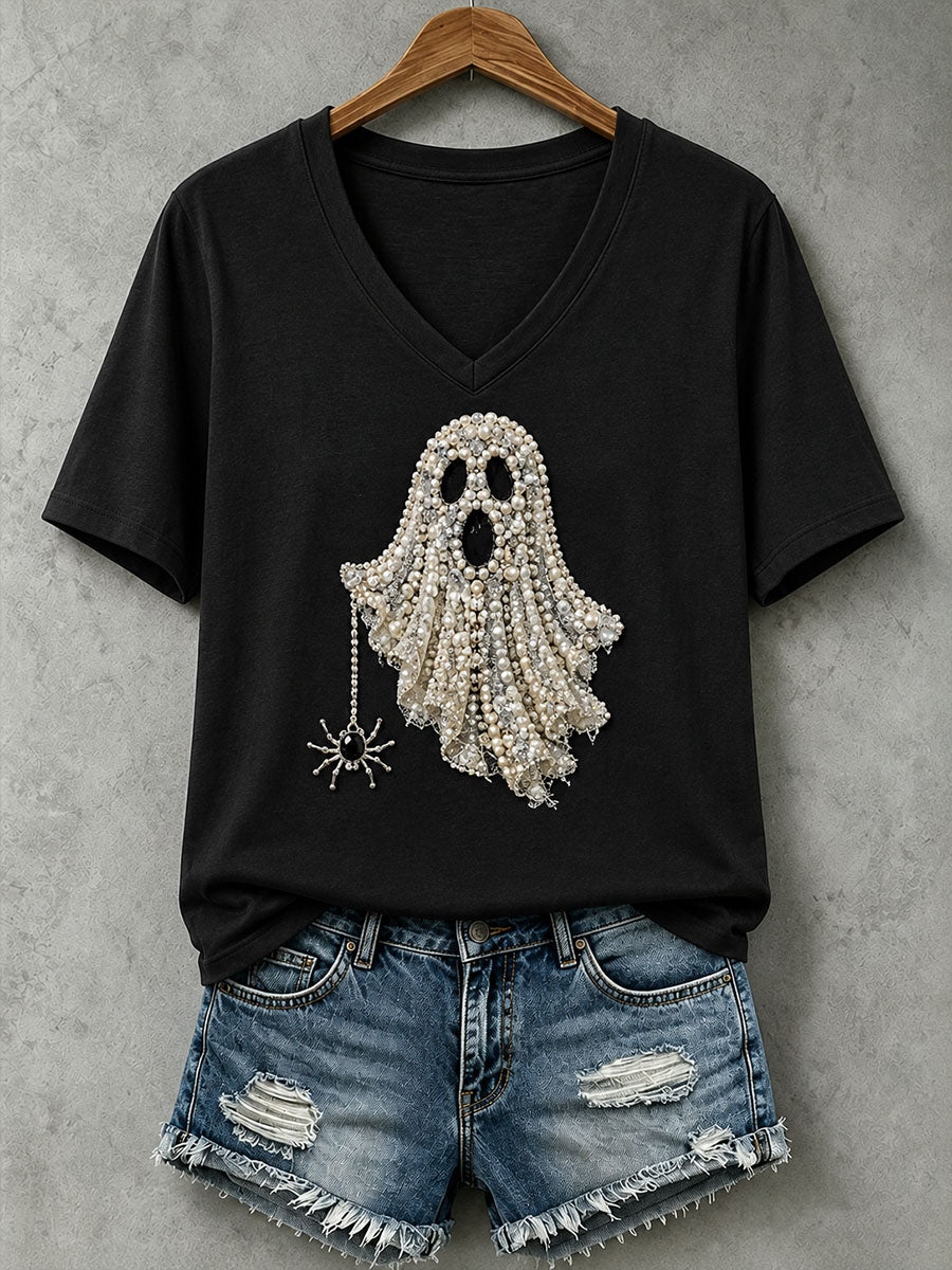 Women's Jewelry Art Ghost T-Shirt