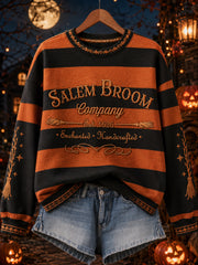Women's “SALEM BROOM Company” Print Sweatshirt
