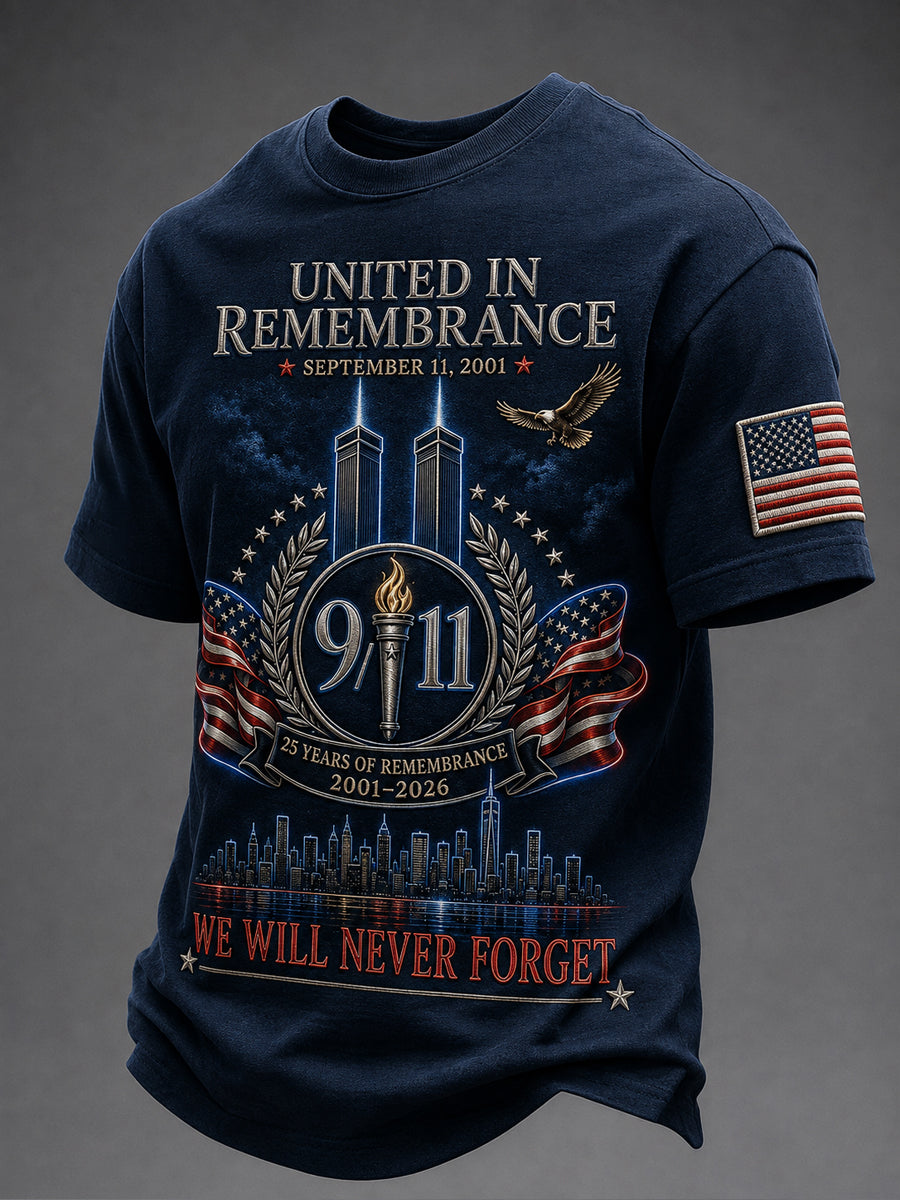 Men's America Printed T-shirt
