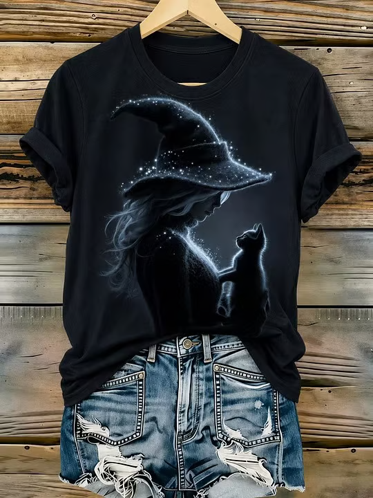 Women's Halloween Short-sleeved T-shirt