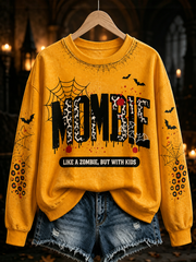 Women's Halloween print Regular Sweatshirt