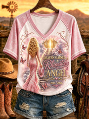 Women's Country Music Legend Tribute Print T-shirt