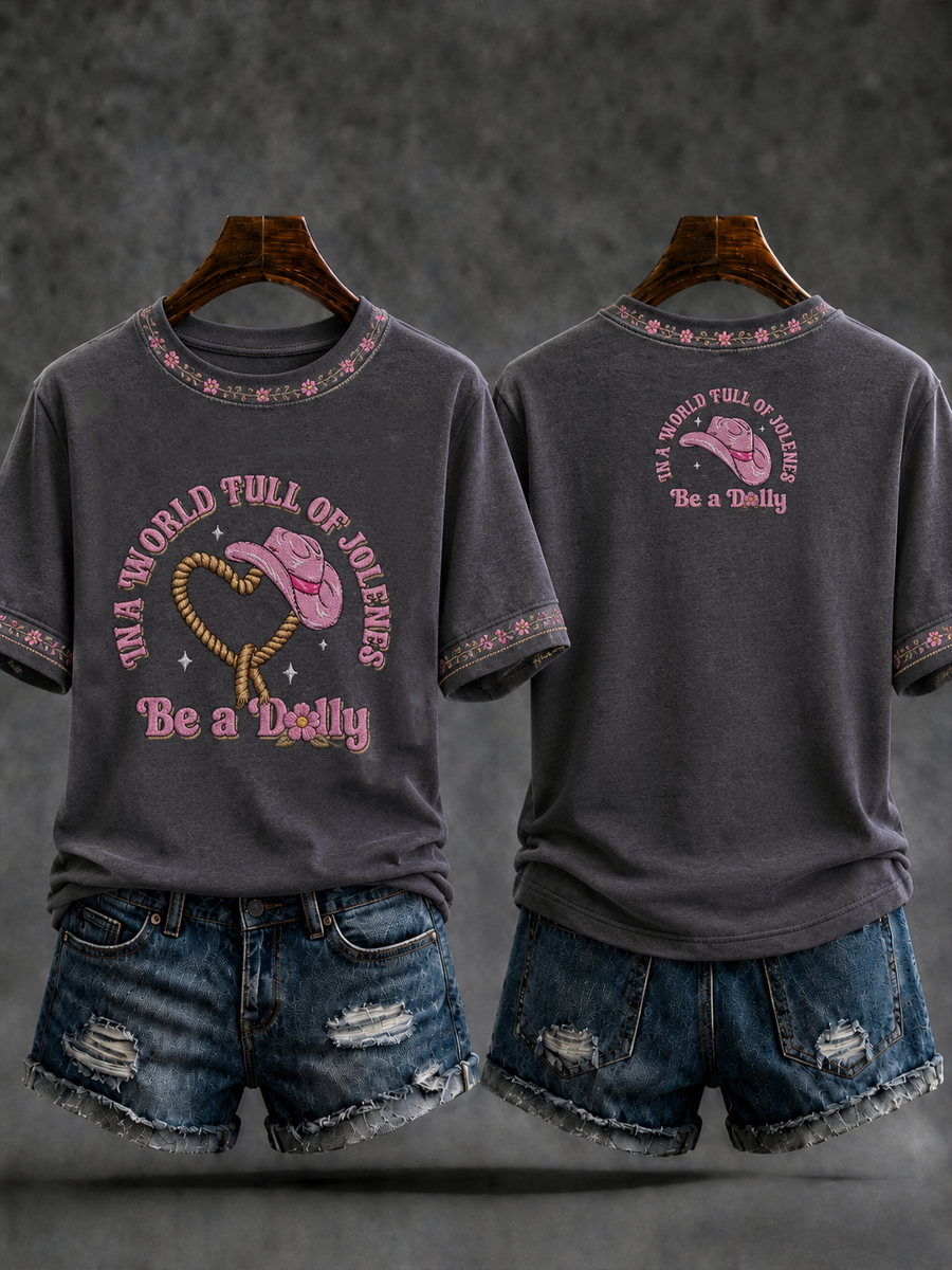 Women's Rip Country Music Lover Printed short-sleeved T-shirt