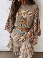 Women's Western Music Commemorative Tops