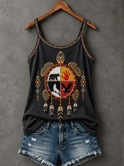 Women's Indigenous  Art  Tank Top