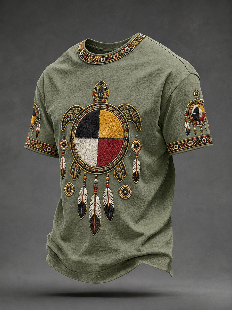 Men's Indigenous Art T-Shirt