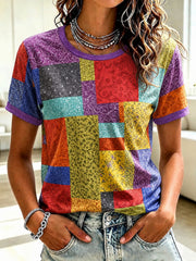 Women's COAT OF MANY COLORS Printed T-shirt